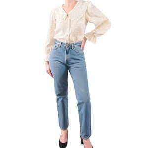 Vintage Levi's 512 Mom Jeans 9 90s High Rise Tapered Denim Retro Fit Grunge